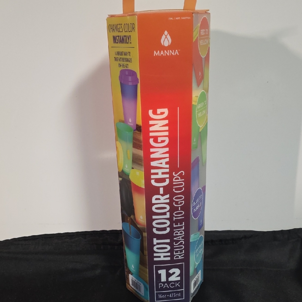 Manna Color-Changing Reusable Cups 12-Pack